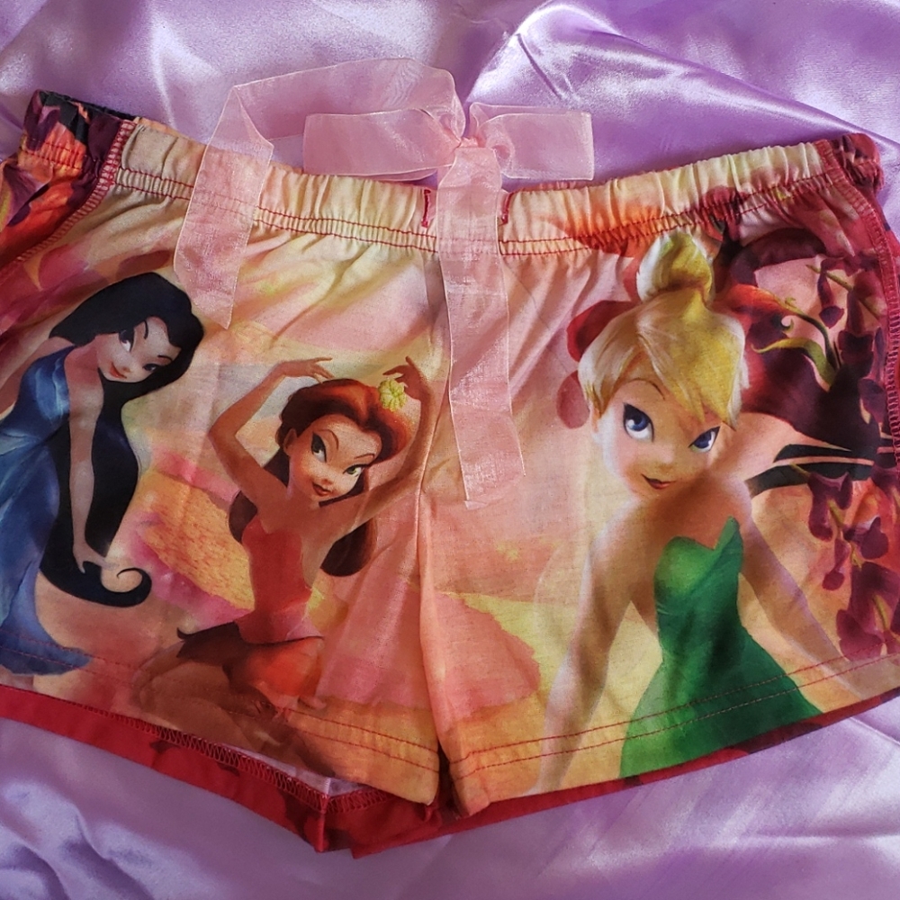 Disney pj pants sz Med Beautiful!! Tinkerbell!